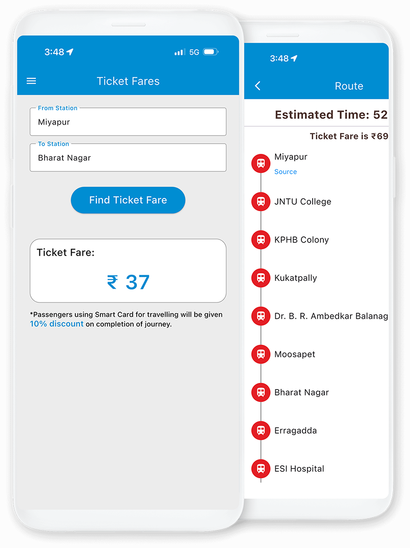 Hyderabad Metro Ticket Price