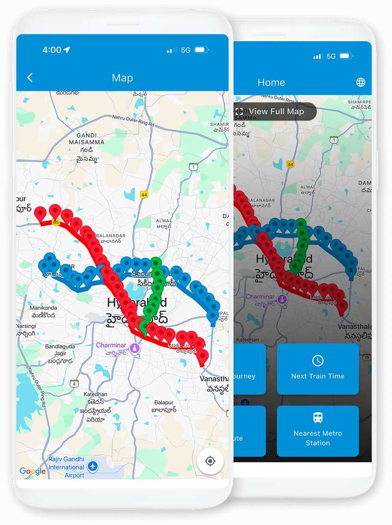 Hyderabad Metro Map